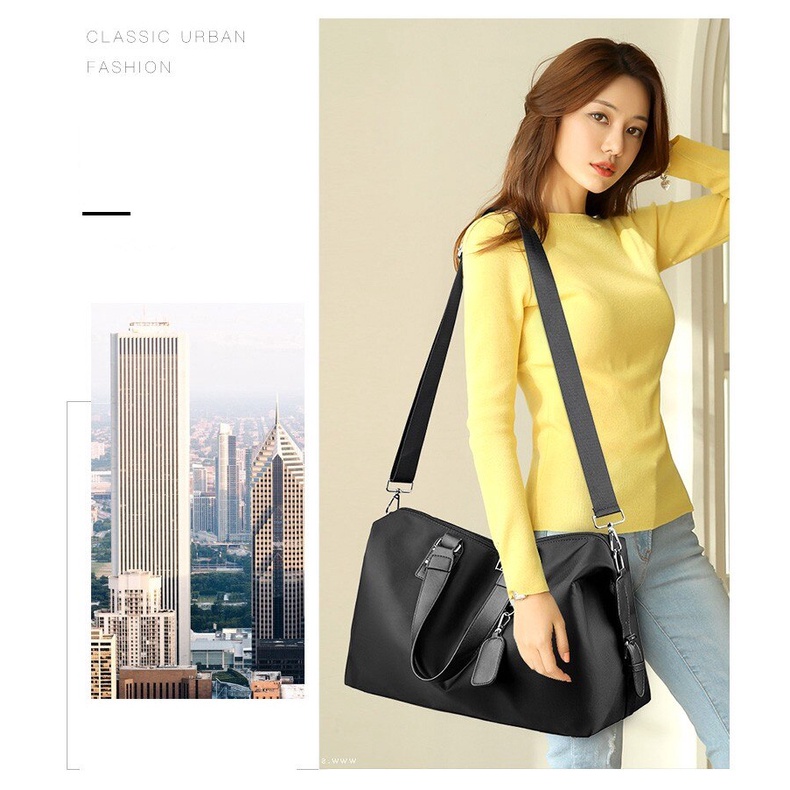 Túi Đựng Đồ Tập Gym/Yoga Bằng Vải Oxford Màu Trơn Đơn Giản Chống Thấm Nước 2022 Cho Nữ