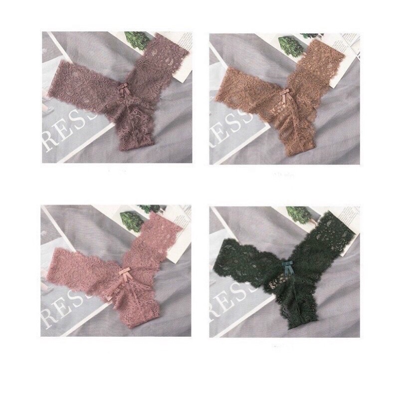 Quần lót ren cao cấp màu pastel mềm mát sexy 2232