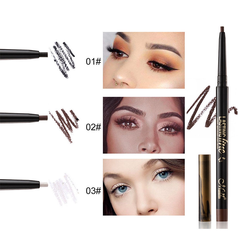 MAX Makeup Women Beauty Long Lasting Automatic Rotate Eye Cosmetics Superfine Eyeliner Gel | BigBuy360 - bigbuy360.vn