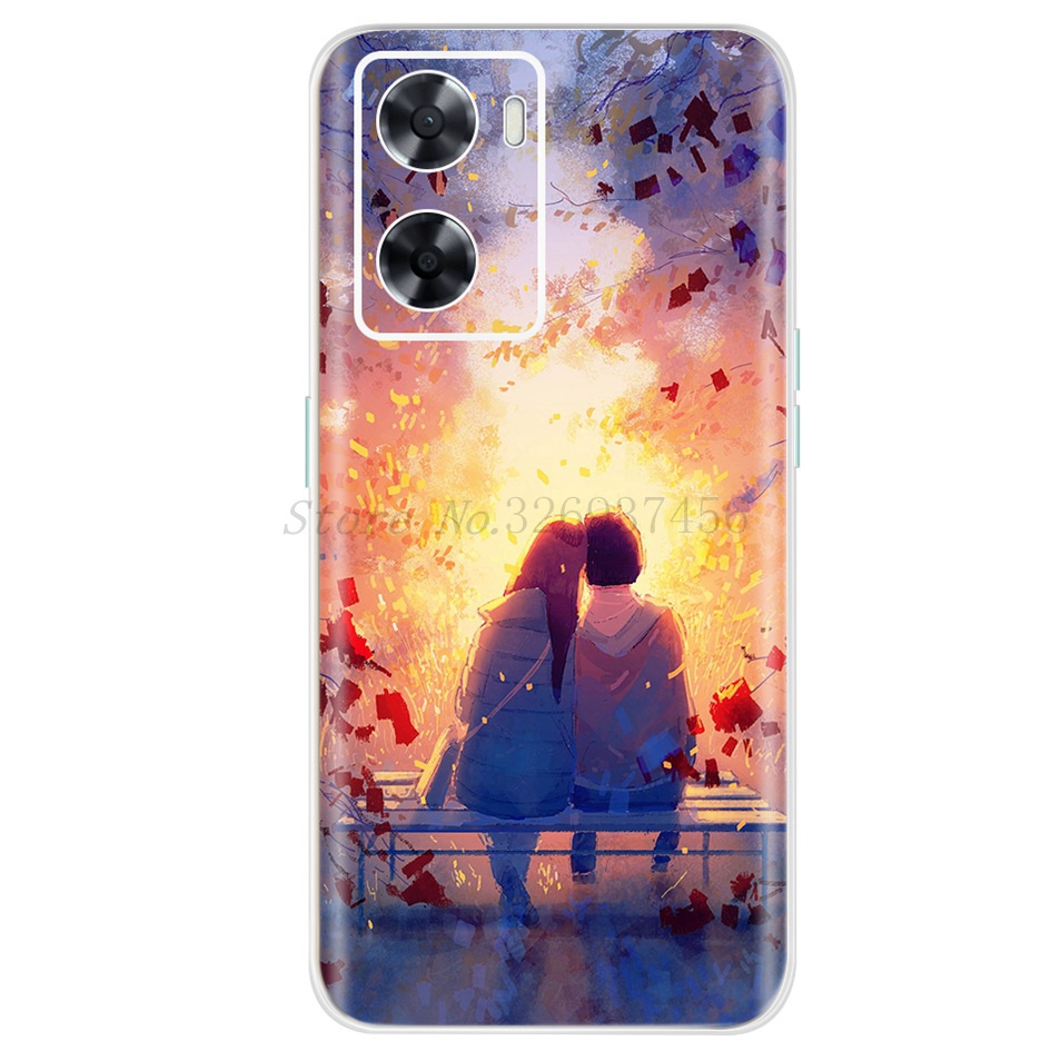 Ốp Điện Thoại TPU Dẻo In Họa Tiết Độc Đáo Thời Trang Cho OPPO A57 A77 5G 2022 OPPOA57 4G CPH2387 OPPOA77 5G CPH2339