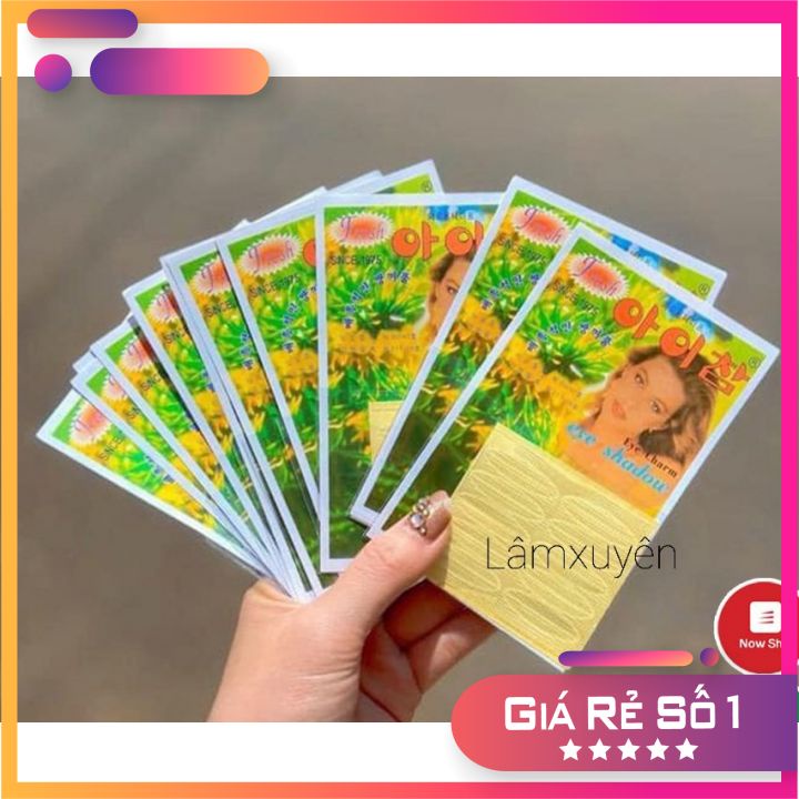 Hộp 50 miếng dán kích mí cô gái hộp xanh Siêu bám dính,thiết kế tiện dụng,dễ tháo gỡ,không kích ứng khó chịu