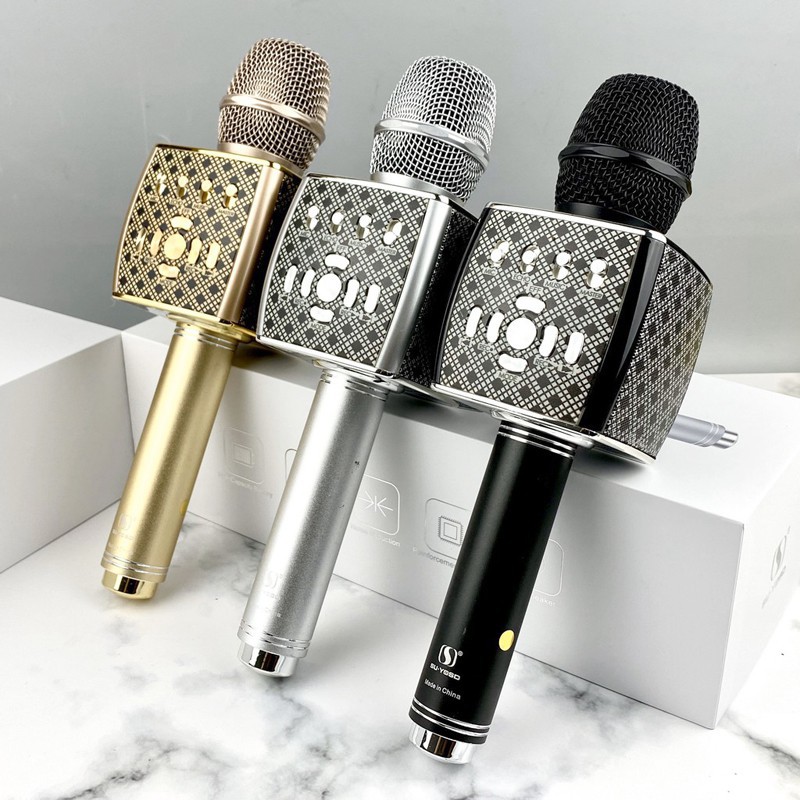 [Mã ELHACE giảm 4% đơn 300K] Micro Karaoke Bluetooth YS-95, Mic Livestream Tích Hợp Siêu Bass ÂmThanh Sống Động