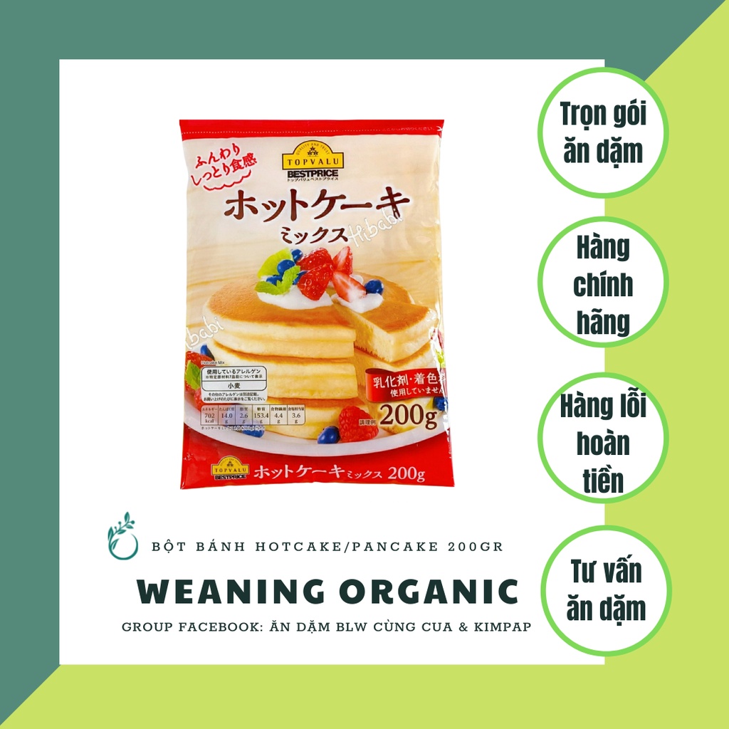 Bột Làm Bánh Hot Cake Mix Topvalue 200g