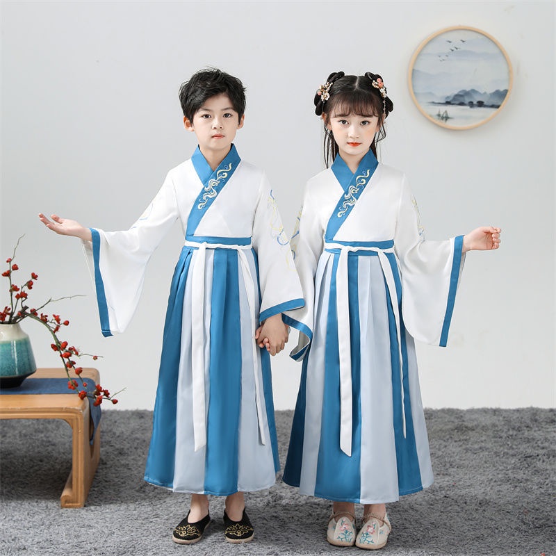 Bộ Hán Phục Phong Cách Trung Hoa Cổ Điển Cho Bé Trai 08.11
