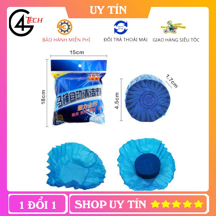 Bộ 10 Viên Khử Mùi Tẩy Bồn Cầu Diệt Khuẩn Thế Hệ Mới Hàng Chuẩn