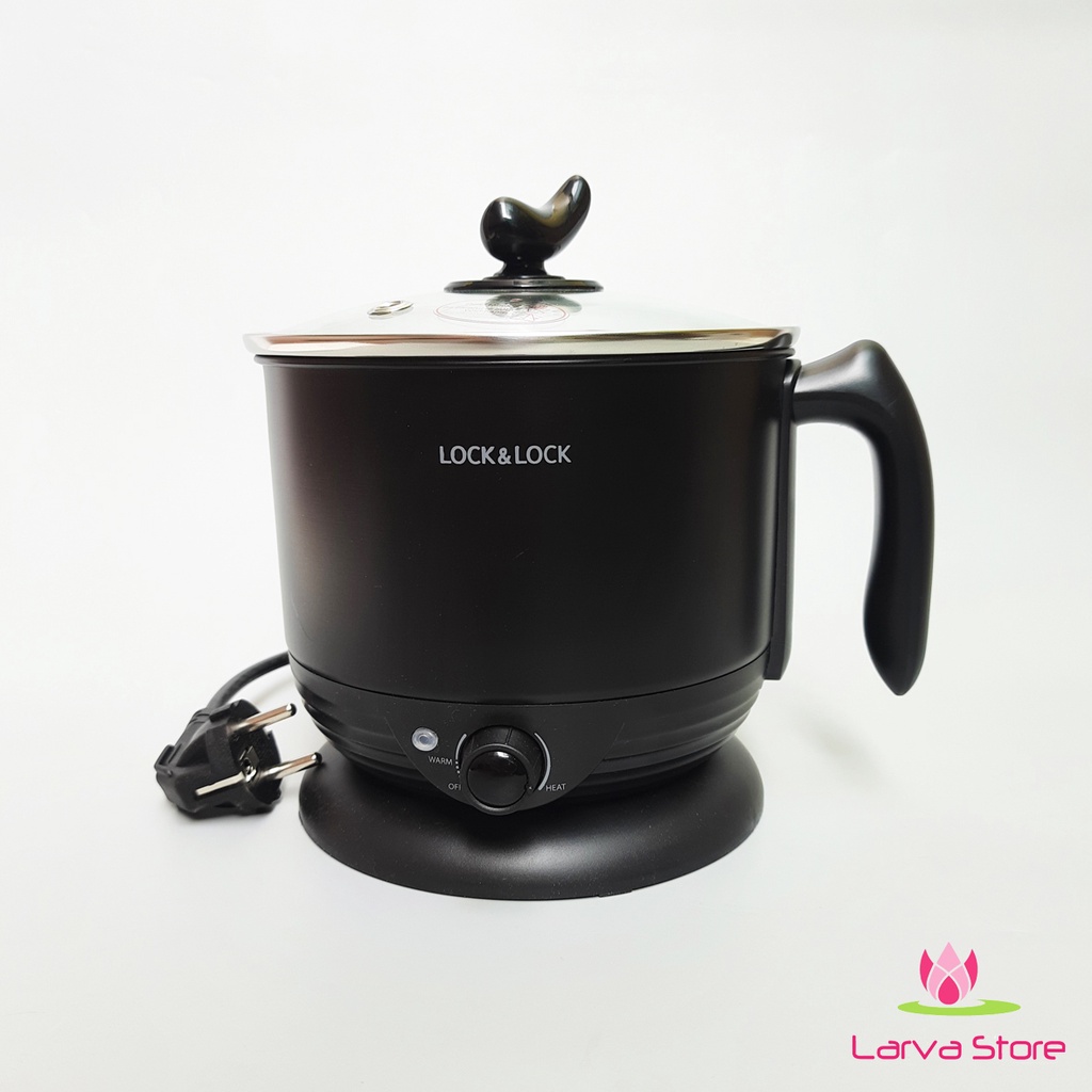 Ca Điện, Nồi Lẩu Điện Mini Đa Năng Lock&amp;Lock Multi Pot 1.2L EJP316BLK