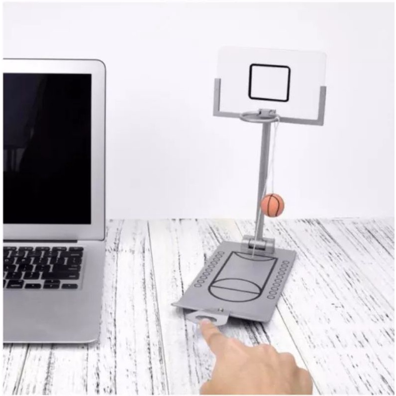 Máy bắn bóng rổ mini để bàn giảm stress trò chơi bắn rổ để bàn giảm stress văn phòng đồ chơi thư giãn bóng rổ