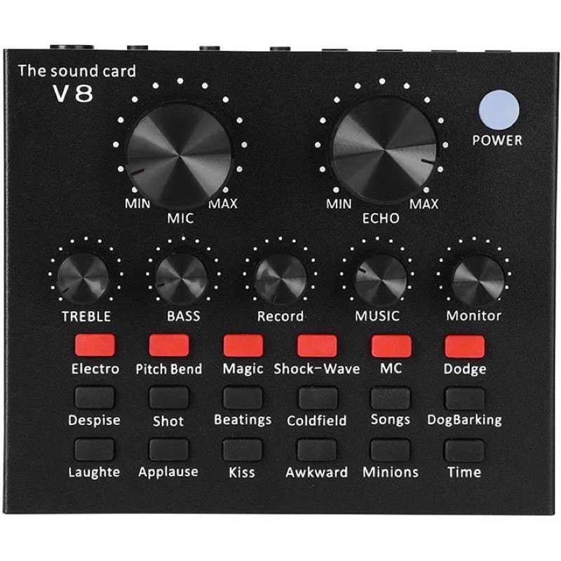 Combo Sound Card V8 Mic BM 900 Chính Hãng ⚡FREESHIP⚡ Có Autotune Âm Thanh Cực Hay . Bảo Hành 12 Tháng