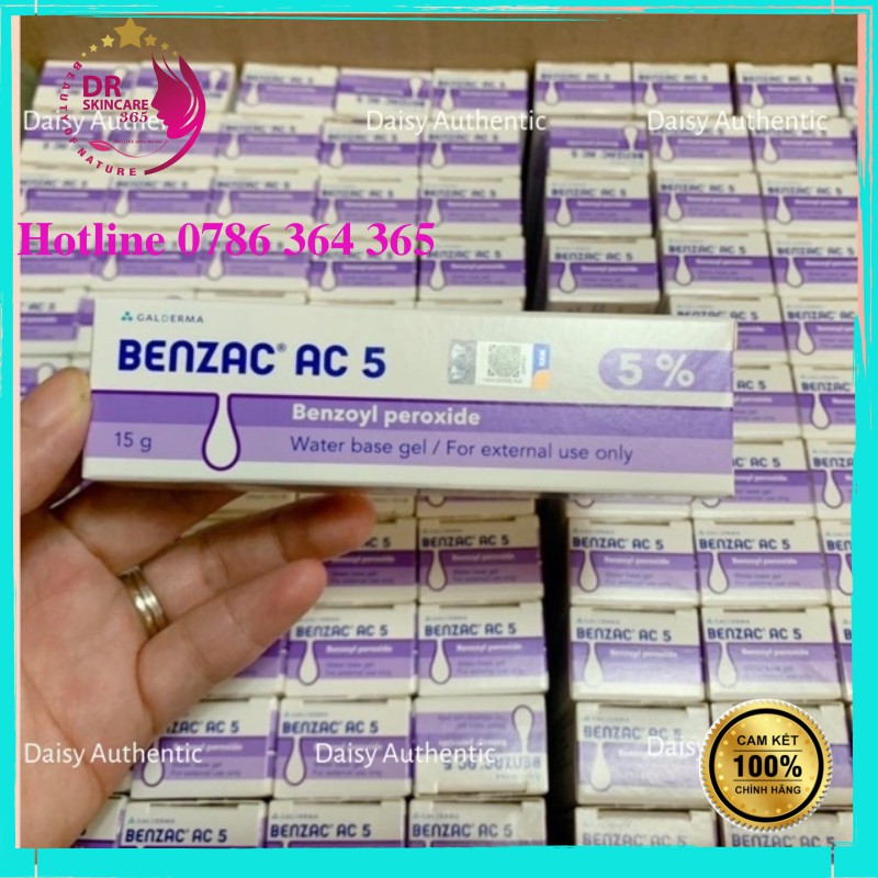 Gel chấm giảm mụn Benzac 2,5%-5% Benzoyl Peroxide 15g - DrSkincare365 | BigBuy360 - bigbuy360.vn