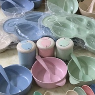 HCM - Hủ đựng tăm lúa mì kiểu Hàn Quốc dễ thương