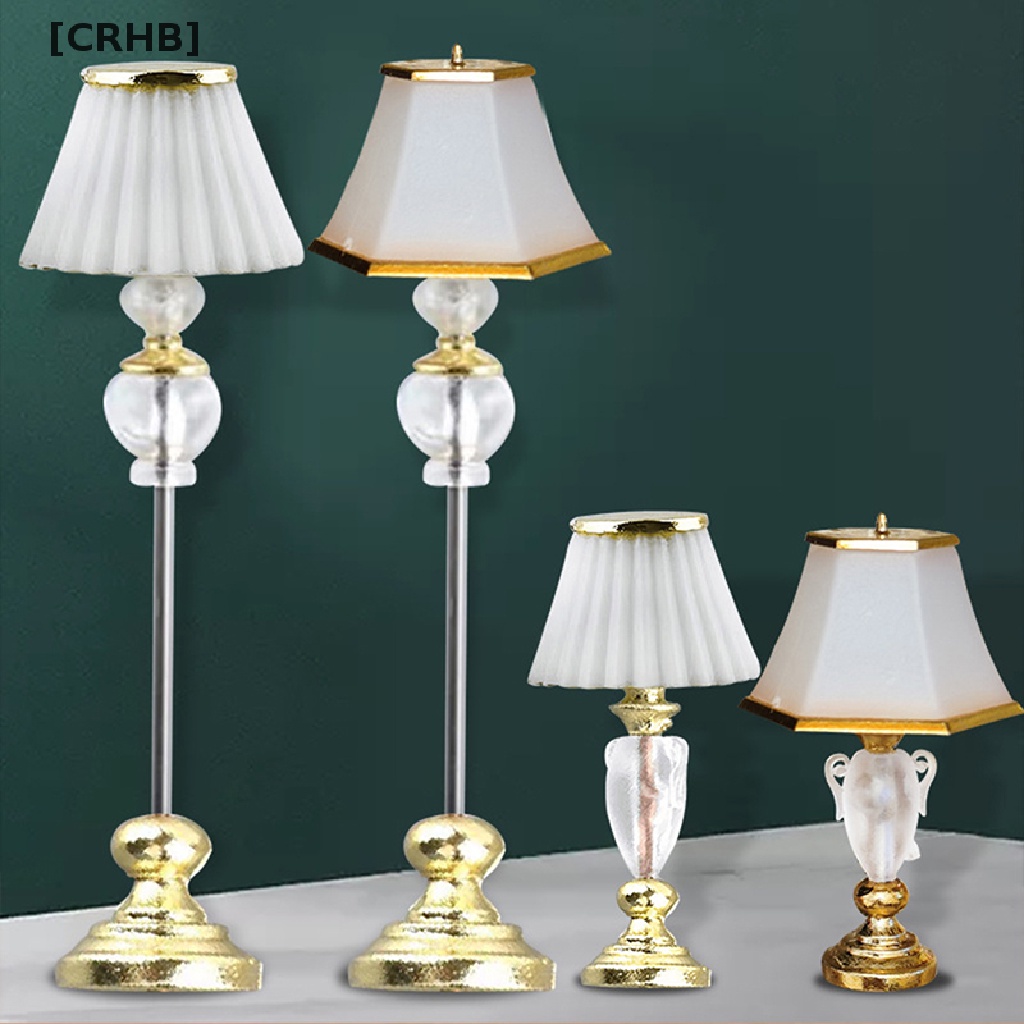 [CRHB] Đèn Bàn Mini Ánh Sáng Ấm Có Hộp Pin Trang Trí Nhà Búp Bê Bán Chạy