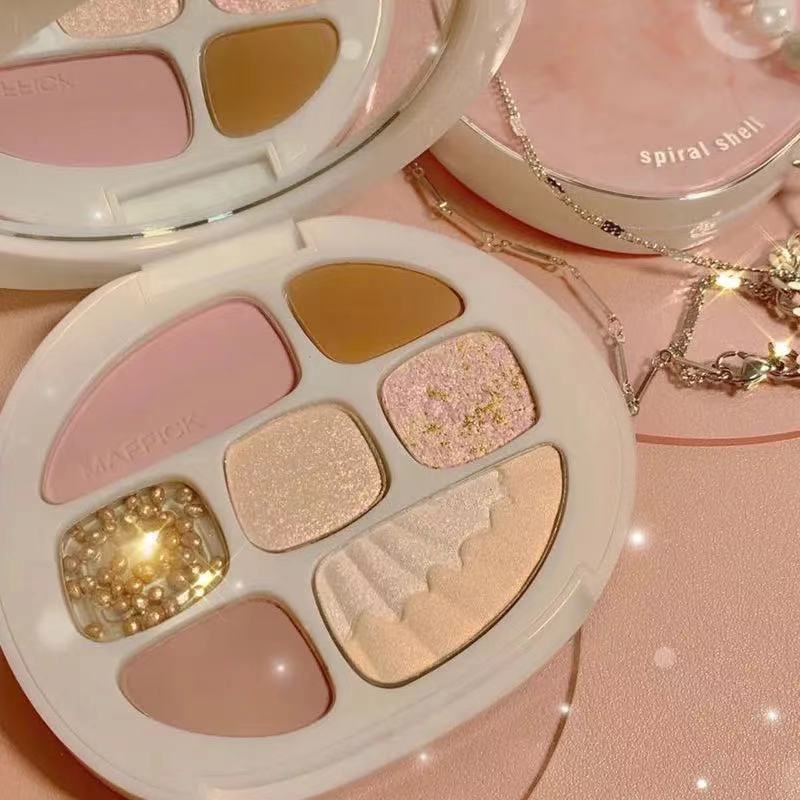Bảng phấn mắt MAFFICK 8 màu ánh ngọc trai lấp lánh tuyệt đẹp trang điểm | BigBuy360 - bigbuy360.vn