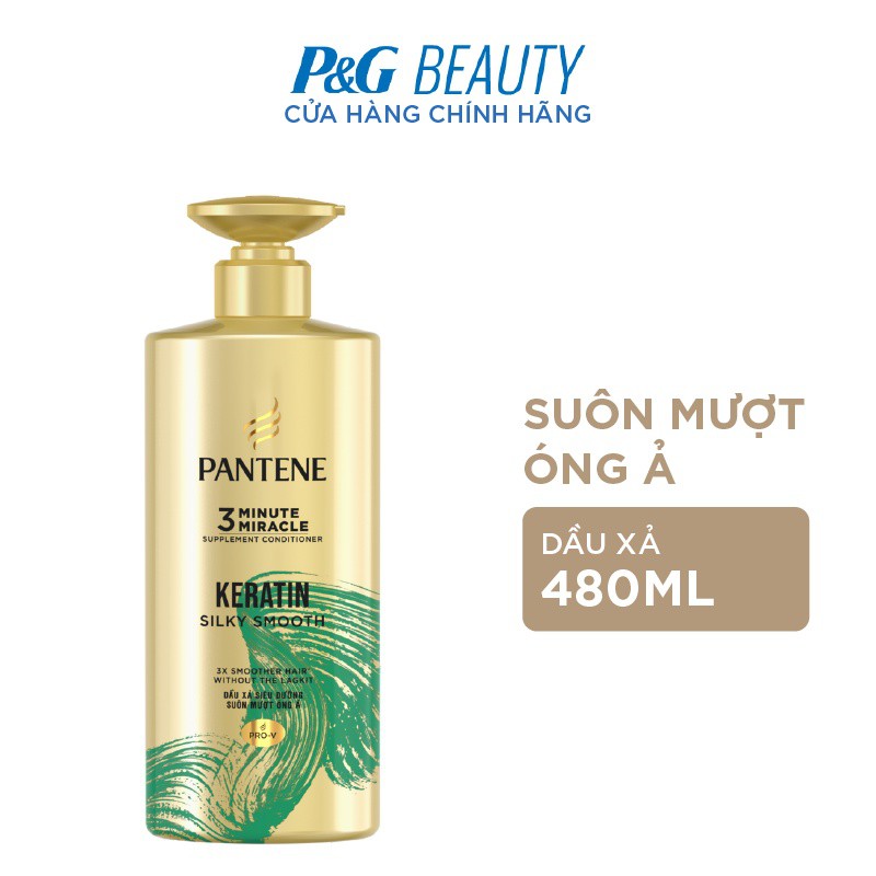 [HB gift] Dầu Xả PANTENE 3MM 3 Phút Diệu Kỳ 480ml - giao ngẫu nhiên