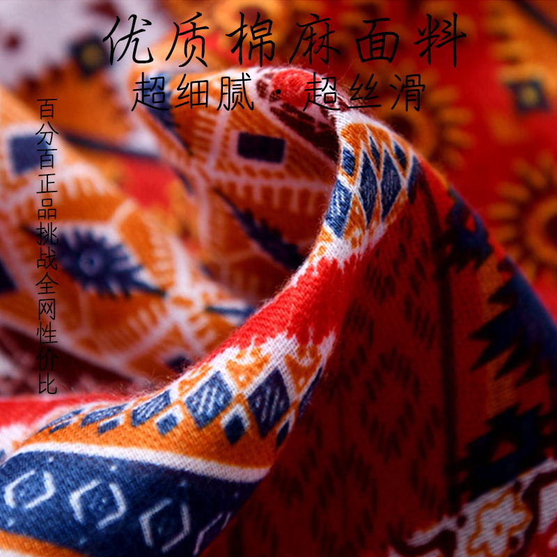 Khăn Choàng Vải Lanh Cotton Chất Lượng Cao Cho Nữ