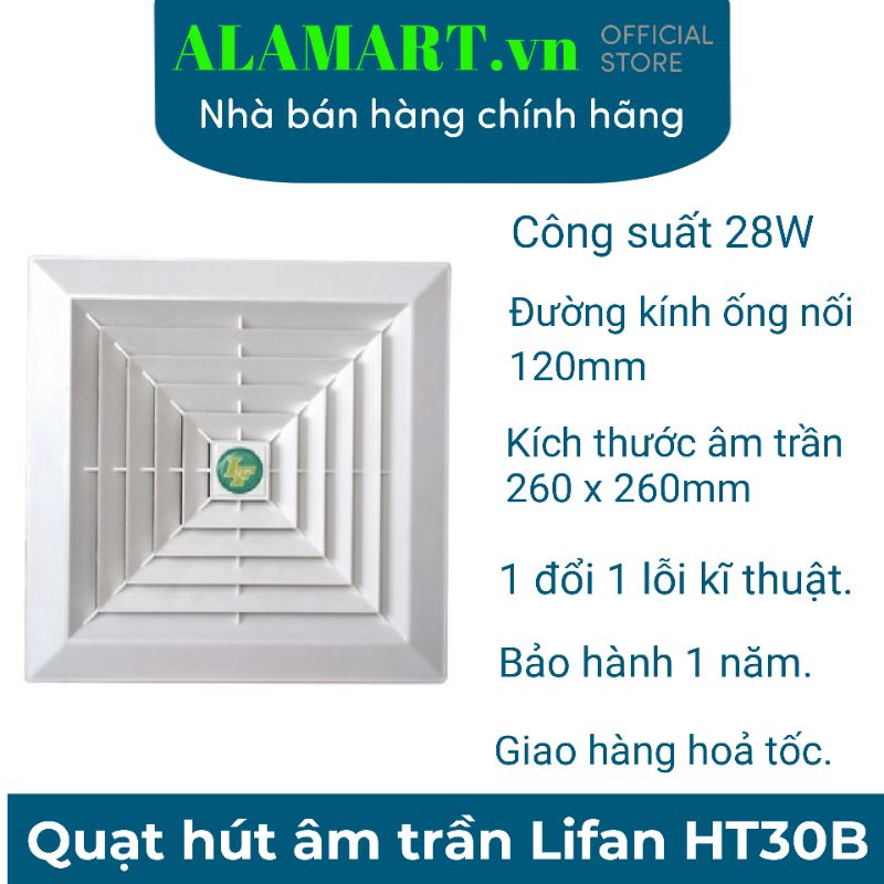 Quạt Hút Âm Trần Lifan HT-30B
