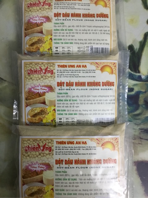 Bột đậu nành không đường 200g Thiên Ưng. | BigBuy360 - bigbuy360.vn