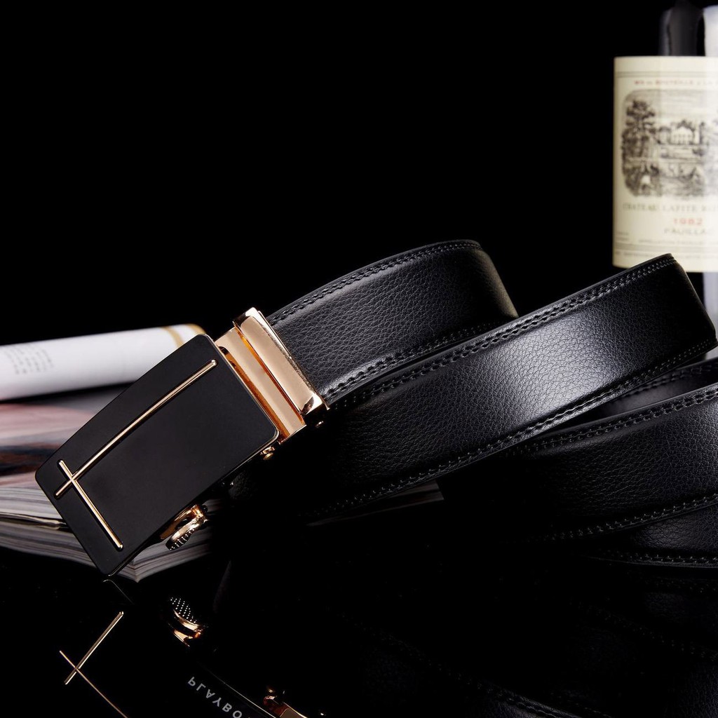 Thắt lưng/ dây nịt nam khóa tự động có hộp đựng + túi tặng kèm