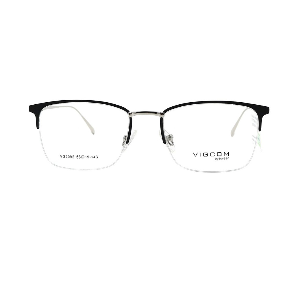 Gọng kính nam nữ Vigcom VG2092 chính hãng, thiết kế dễ đeo bảo vệ mắt