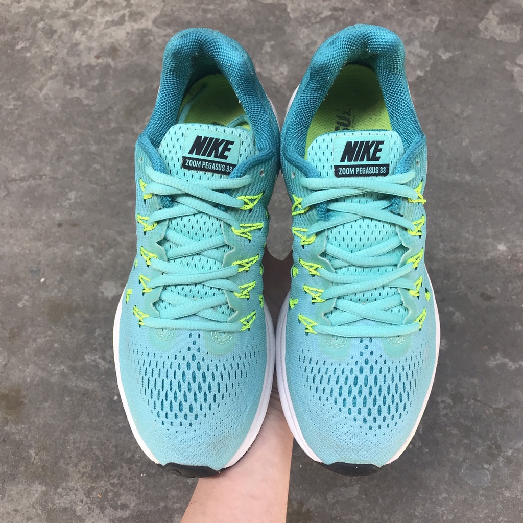 Giày NK Pegasus 33 2hand xanh ngọc size 38.5 24.5cm SP1375