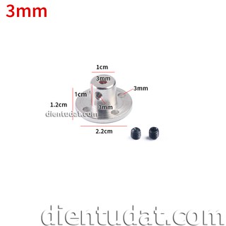 Khớp Nối Mặt Bích Kim Loại 3mm