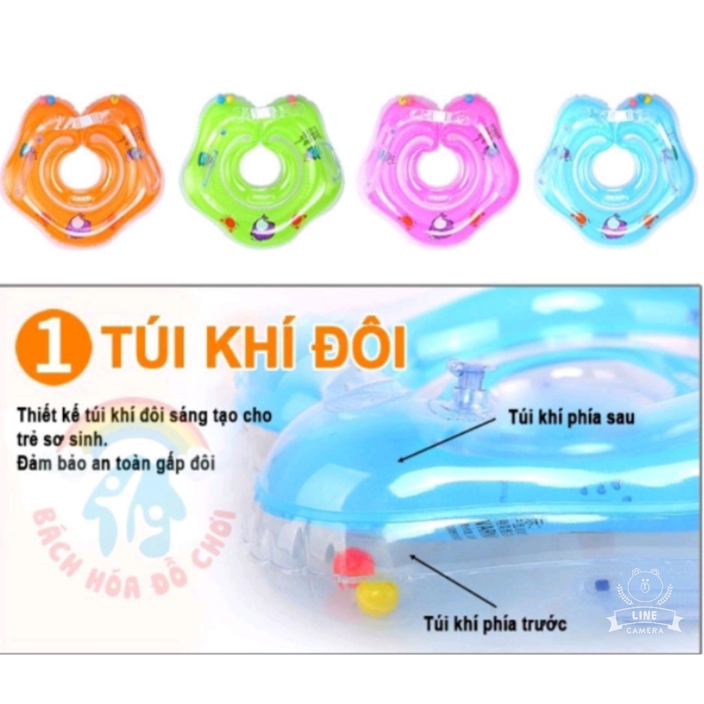 PHAO BƠI ĐỠ CỔ HÌNH CÁNH SAO AN TOÀN CHO BÉ