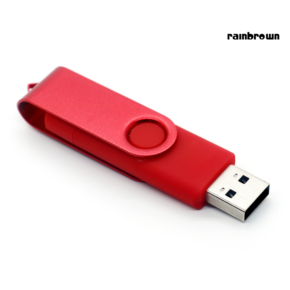 4/8/16/32/64/128GB Dual Port U Disk Laptop OTG Phone Micro USB 3.0 Flash Drive /RXDN/