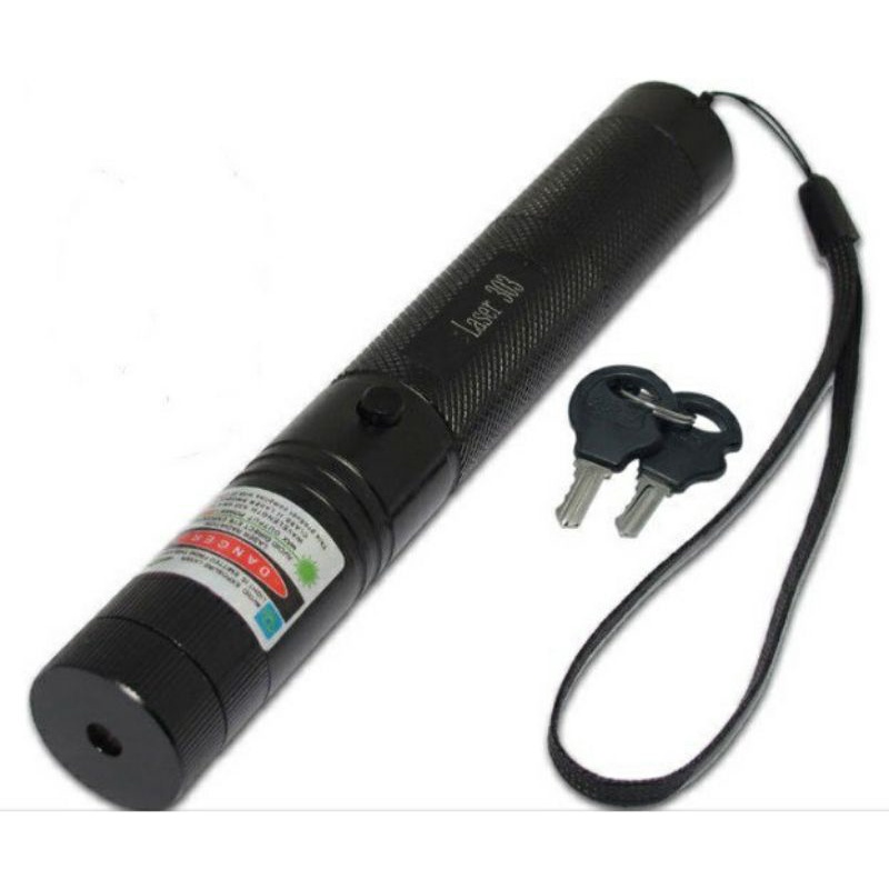 Đèn laser 303 tia đỏ fullbox