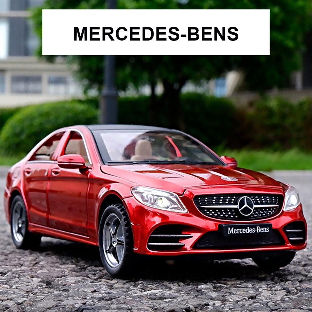 Xe mô hình Mercedes Benz C260L tỉ lệ 1:32 chất liệu hợp kim