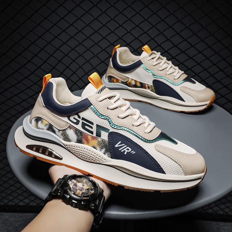 Giày Sneaker Nam [FREESHIP EXTRA PLUS] Giày Nam Thể Thao tăng chiều cao, phối màu cực đỉnh mã Vir