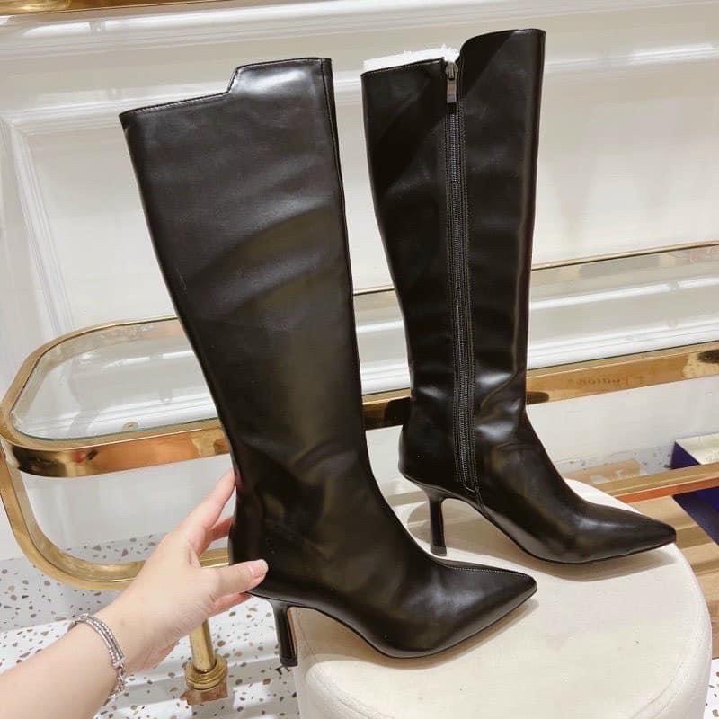 MÃ 1023 BỐT ĐÙI GÓT NHỌN MAI PHUONG BUI HỘP XANH