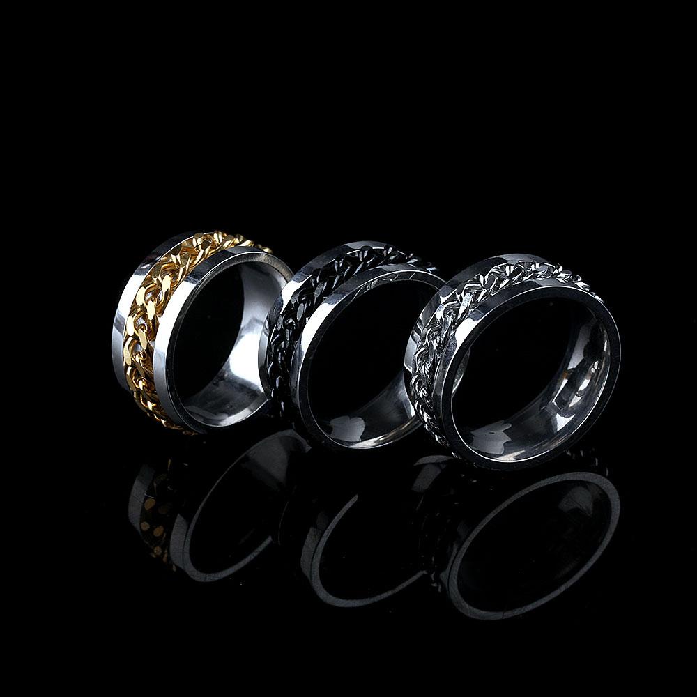 HS Nhẫn Inox KhắC Titan ThờI Trang Cho Nam
