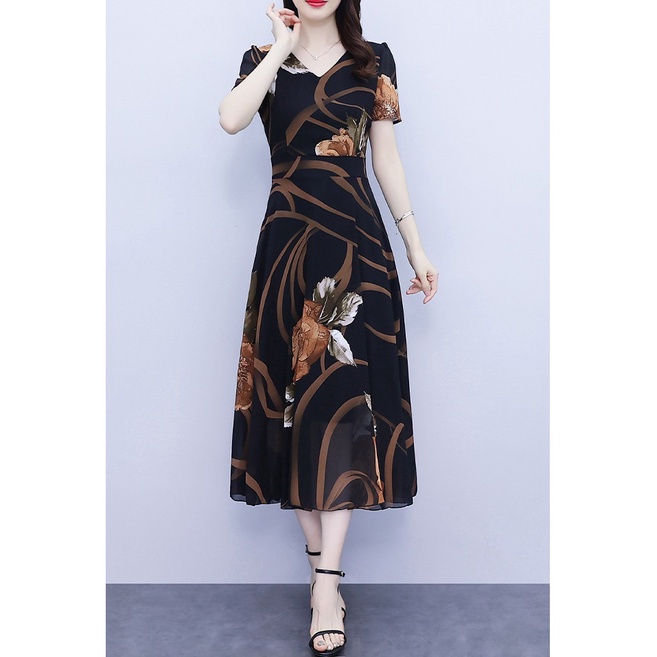 Đầm Trung Niên Maxi Sang Trọng Mùa Hè 2022 - Thương Hiệu Dori  - DP102