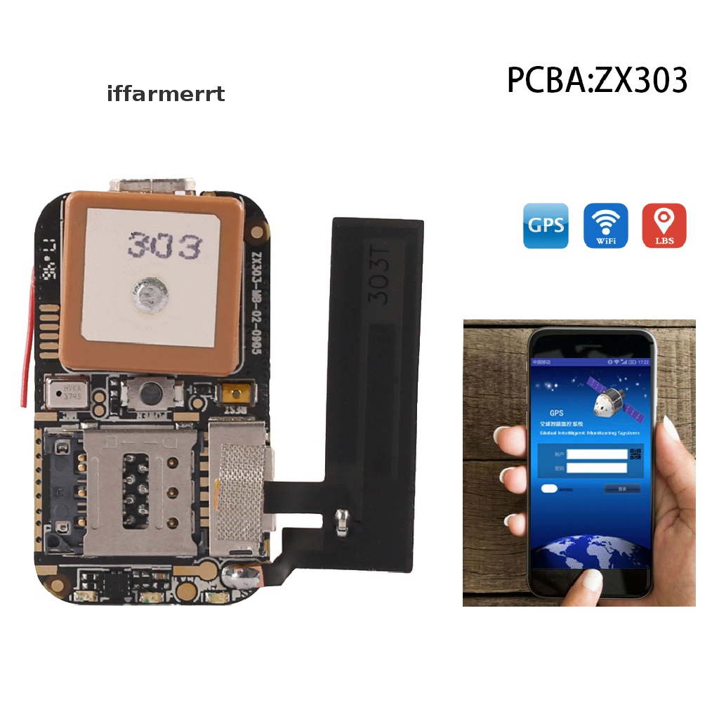 Thiết Bị Định Vị Gps Wifi Lbs Định Vị Gps Zx303 Pcba