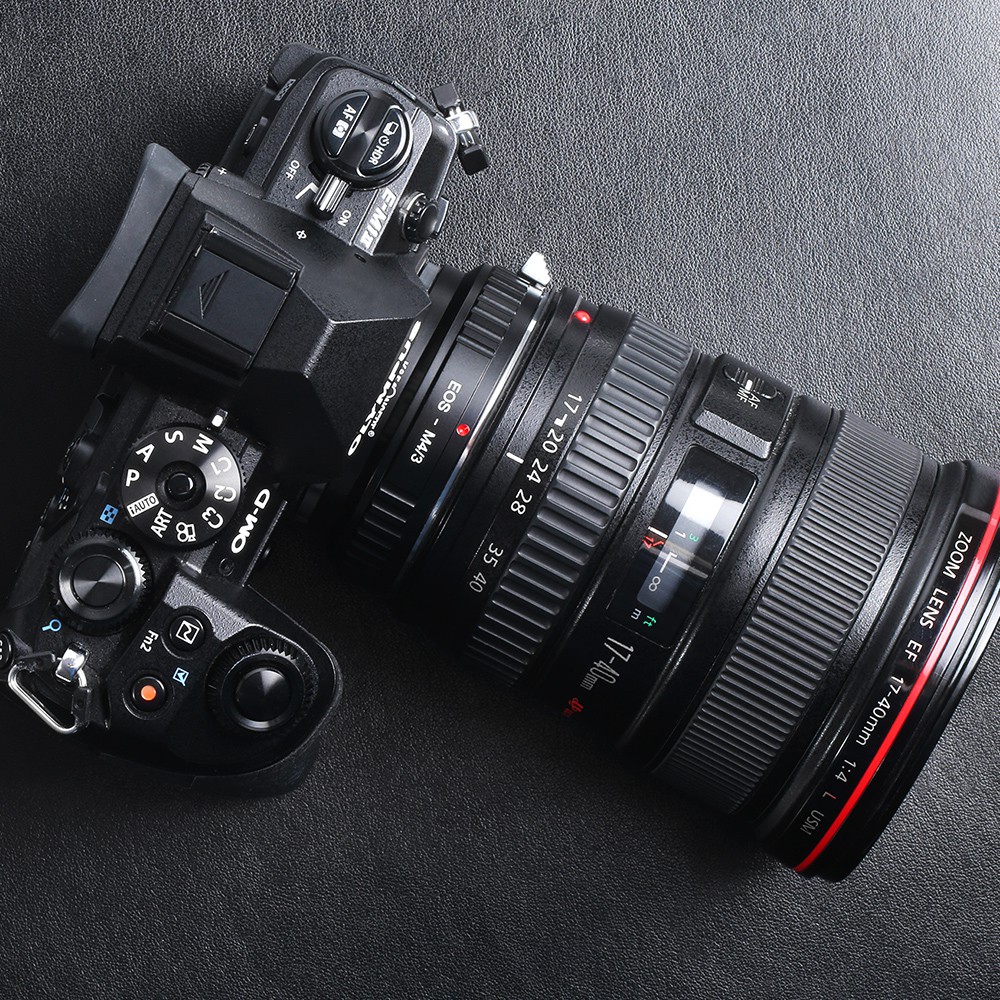 Ngàm Chuyển Đổi Ống Kính Máy Ảnh EOS-M43 Canon EF Sang M43 MFT