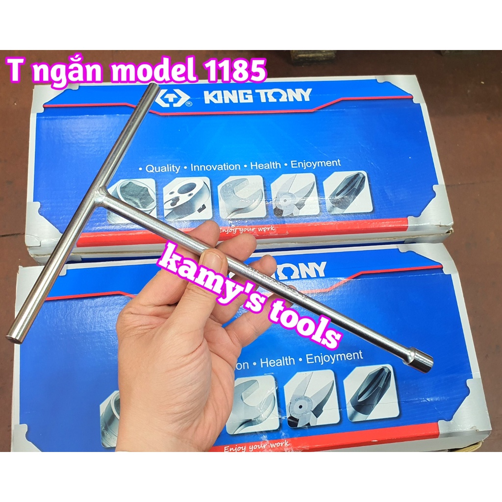 Cần tuýp chữ T đầu ngắn Kingtony model 1185 8mm-19mm