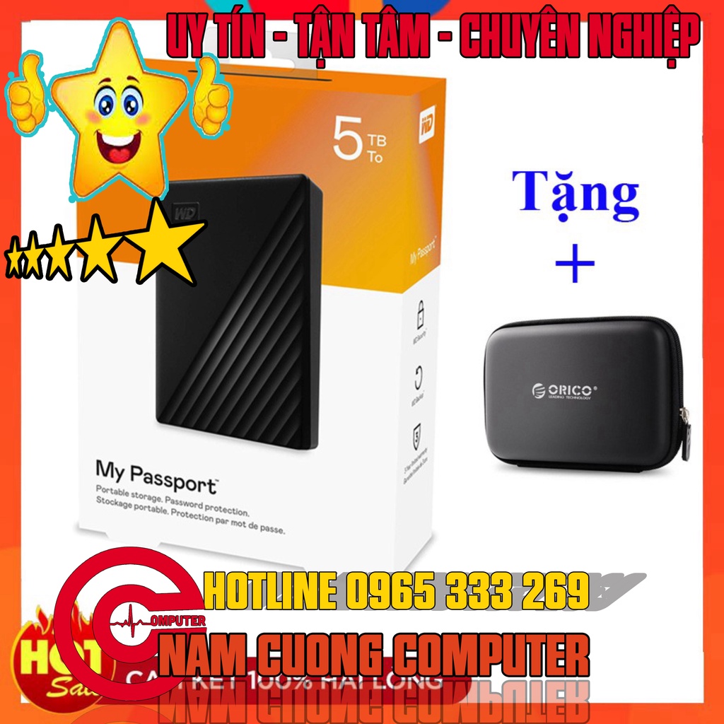 Ổ cứng di động Western 4TB 2TB my passport USB 3.0 new version