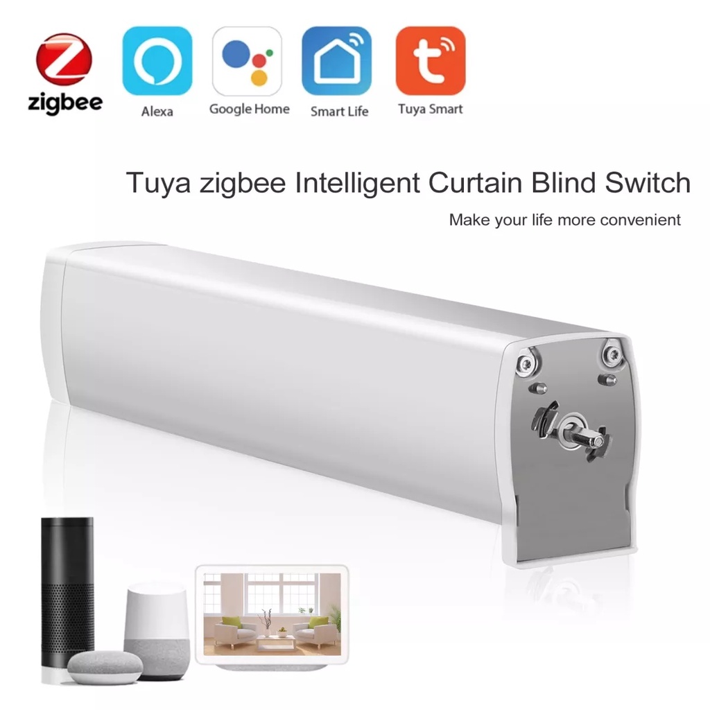 ĐỘNG CƠ RÈM ZIGBEE TUYA ĐIỀU KHIỂN RÈM TỰ ĐỘNG QUA ĐIỆN THOẠI THÔNG MINH