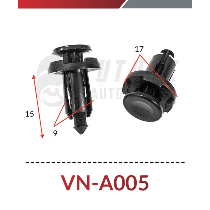 [Vít nhựa Honda] Vít nhựa, chốt nhựa cho dòng xe Honda part 1- Future Autoparts