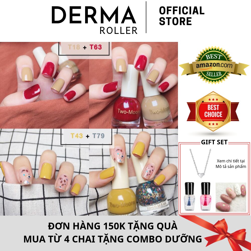 [BỘ 2 CHAI] Sơn Móng Tay Two Moons Cao Cấp - TẶNG 🎁