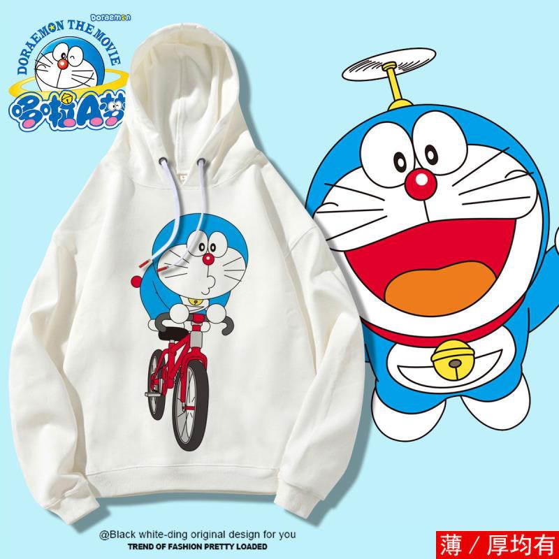 Doraemon Áo Hoodie In Hình Doremon Xinh Xắn Cho Nam Nữ