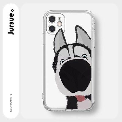 Ốp lưng JURSUE viền vuông hoạt hình dễ thương đẹp cho iPhone 17 16 15 14 13 12 11 Pro Max SE 2020 X XR XS ip 8 7 6 6S Plus kute Y130