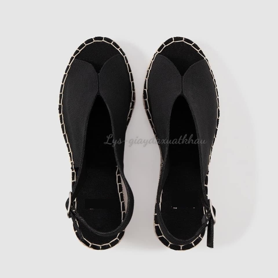 Giày đế xuồng cói viền xuất xịn châu Âu - sale off