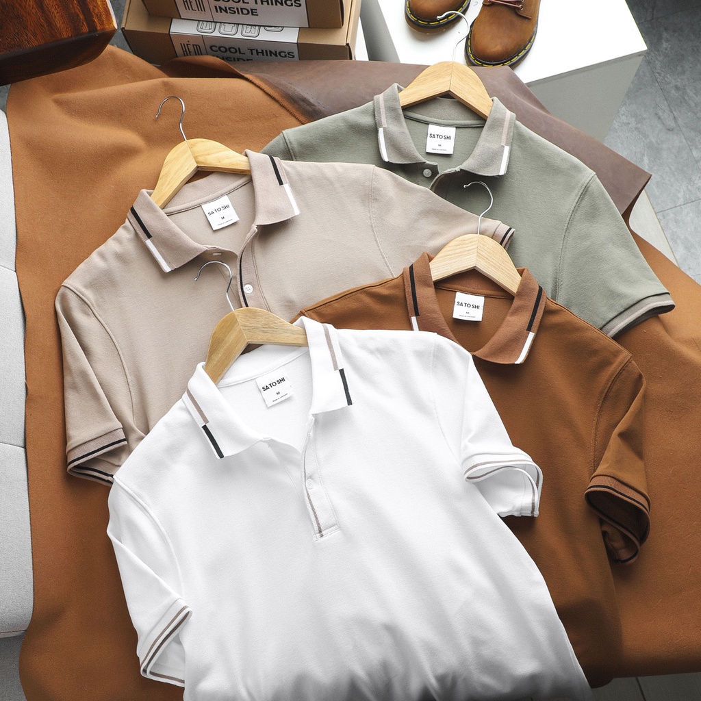 [Mã LTP50 giảm 50000 đơn 150000] Polo STS Diamond Chất Pique Cổ Viền Trụ Dệt nhỏ tay ngắn SAPL56 | Hẻm Store | BigBuy360 - bigbuy360.vn