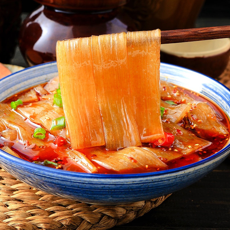 Miến dẹt Trùng Khánh nhúng lẩu, miến dẹt khoai lang gói 200g, 240g