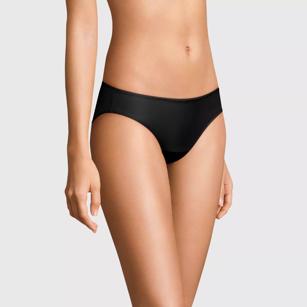 Combo 5 quần lót nữ bikini big size microfiber Hanes RM42AS