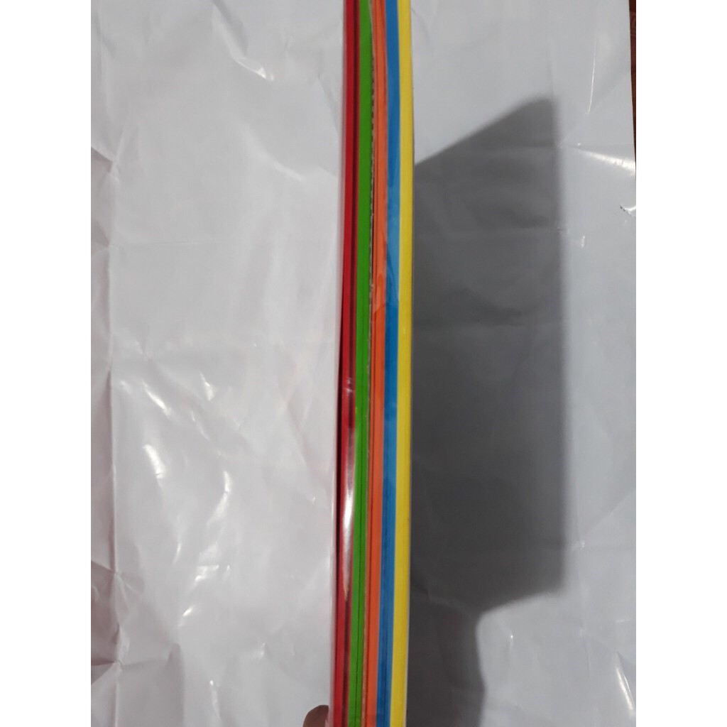 Giấy bìa màu A4,,Bìa màu trộn mix 5 màu ĐL 180gsm