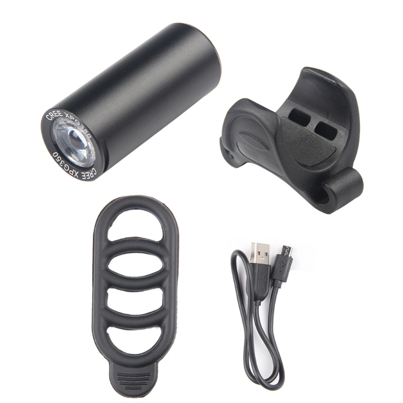 Đèn Pha LED Sạc USB Chống Nước Gắn Phía Trước Xe Đạp