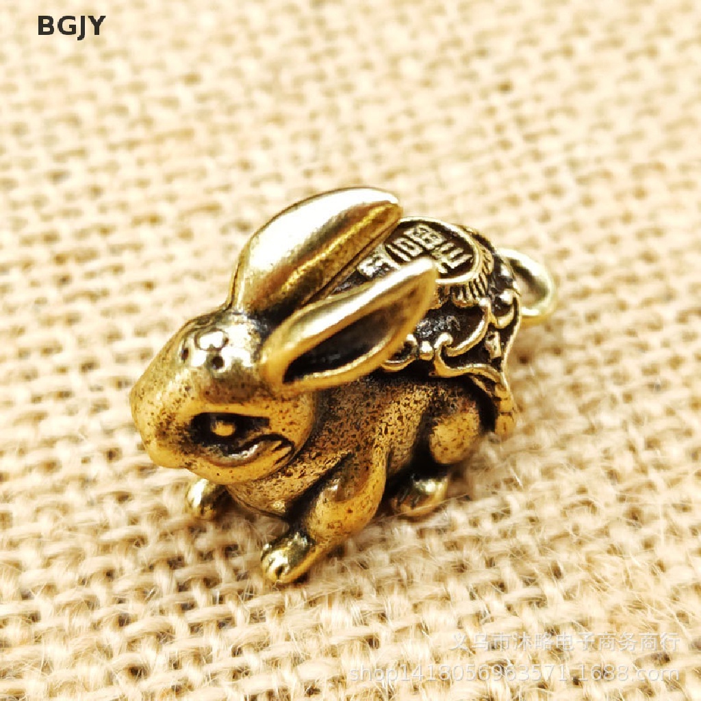 1 Bức Tượng Thỏ Hoàng Đạo Bằng Đồng Thau Trang Trí Phong Cách Trung Hoa Mới