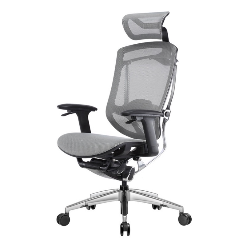 Ghế Ergonomic Công Thái Học GTChair Marrit X Lưới Xám 5D - Chế độ ngả 135 độ - Điều chỉnh linh hoạt