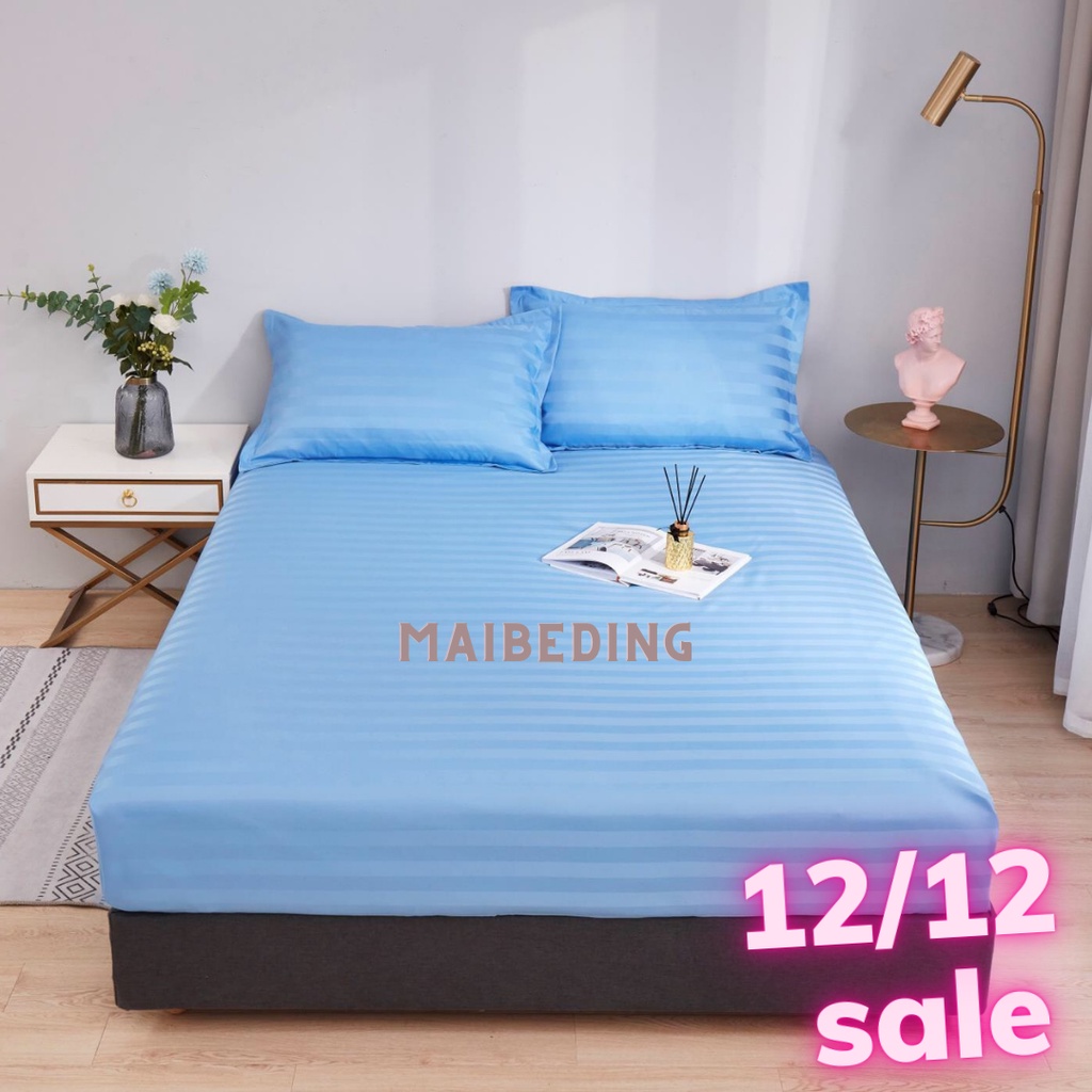 [ Hàng Loại 1 ] Bộ Ga Gối , Drap Cotton 3F Full Bảng Mầu Tươi  1m6/1m8/2m  Maibedding